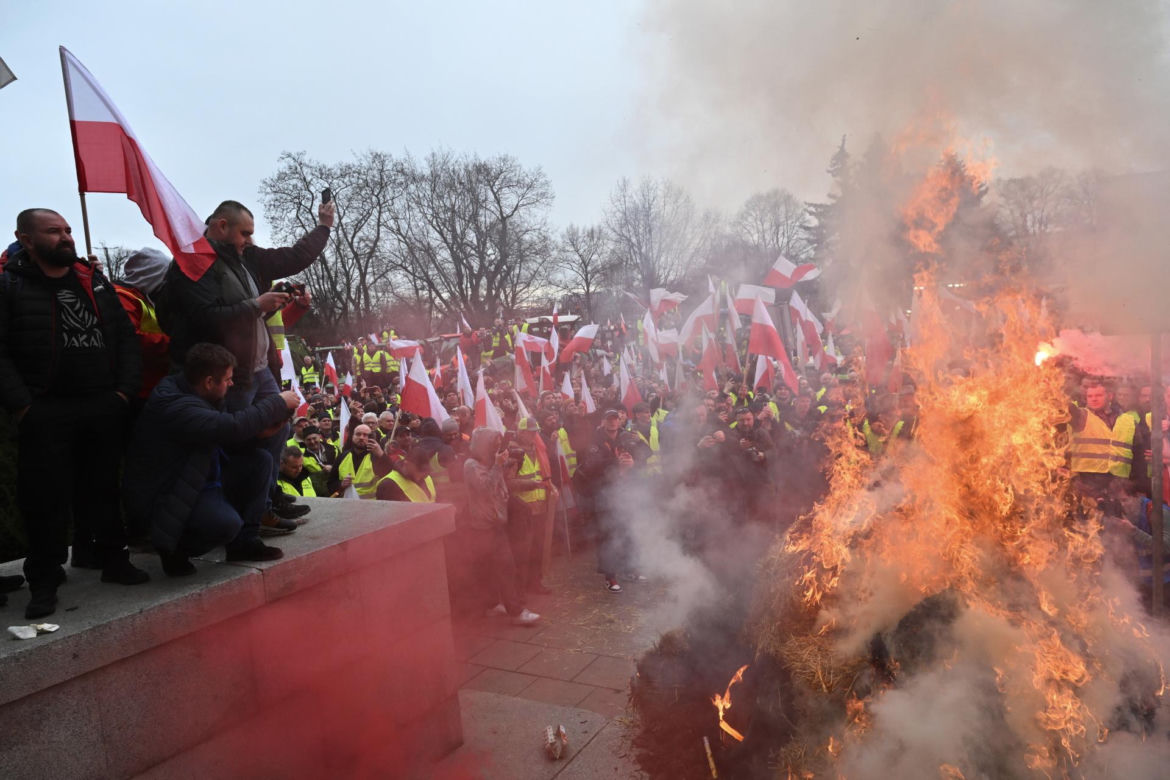 Wrocław. Protest rolników.