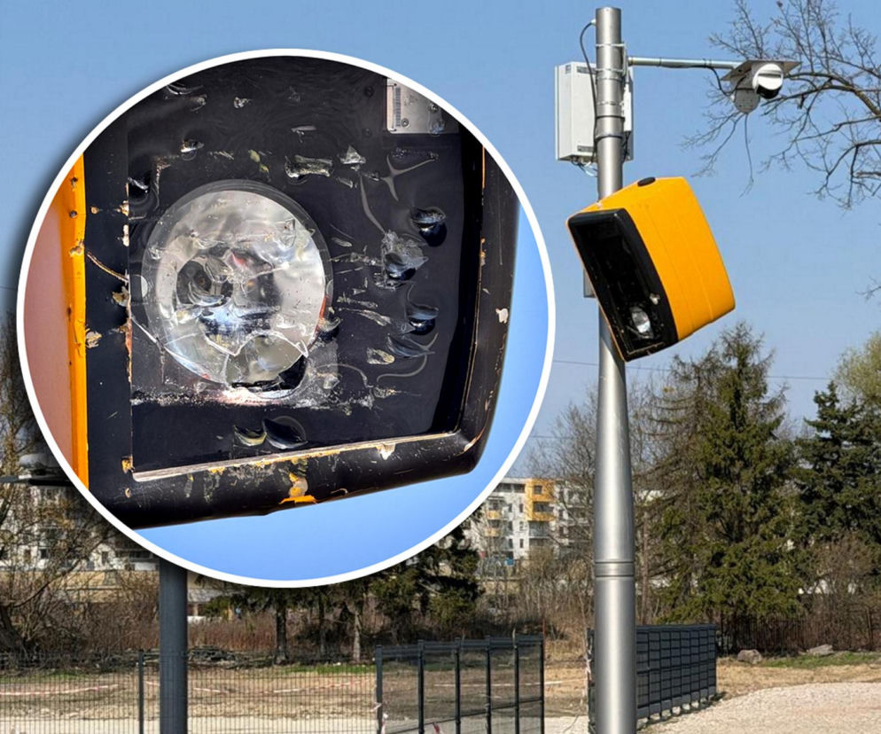Fotoradar w Al. Jerozolimskich znów zniszczony. Rachunek za naprawy zwala z nóg!