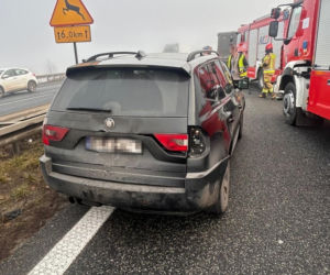 Karambol na autostradzie A4. Zderzyło się 7 samochodów