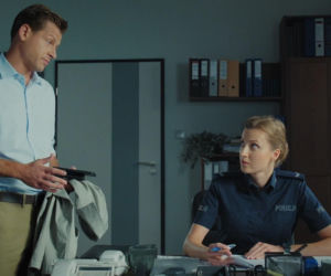 M jak miłość odc. 1906. Natalka (Dominika Suchecka), Adam Karski (Patryk Szwichtenberg)