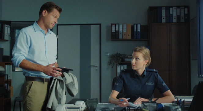 M jak miłość odc. 1906. Natalka (Dominika Suchecka), Adam Karski (Patryk Szwichtenberg)