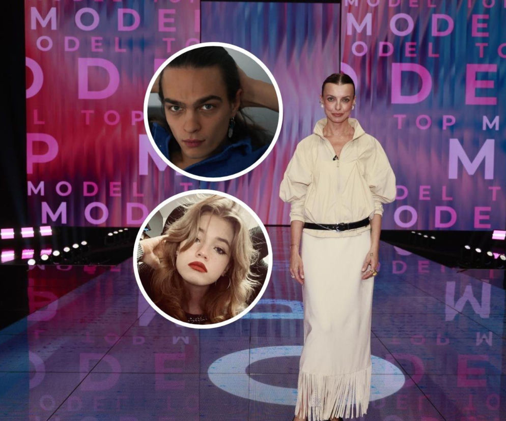 Klaudia El Dursi na wybiegu Top Model. Obok miniatury Tymoteusza Rozbickiego i Miry Majchrzak. Więcej na SE.