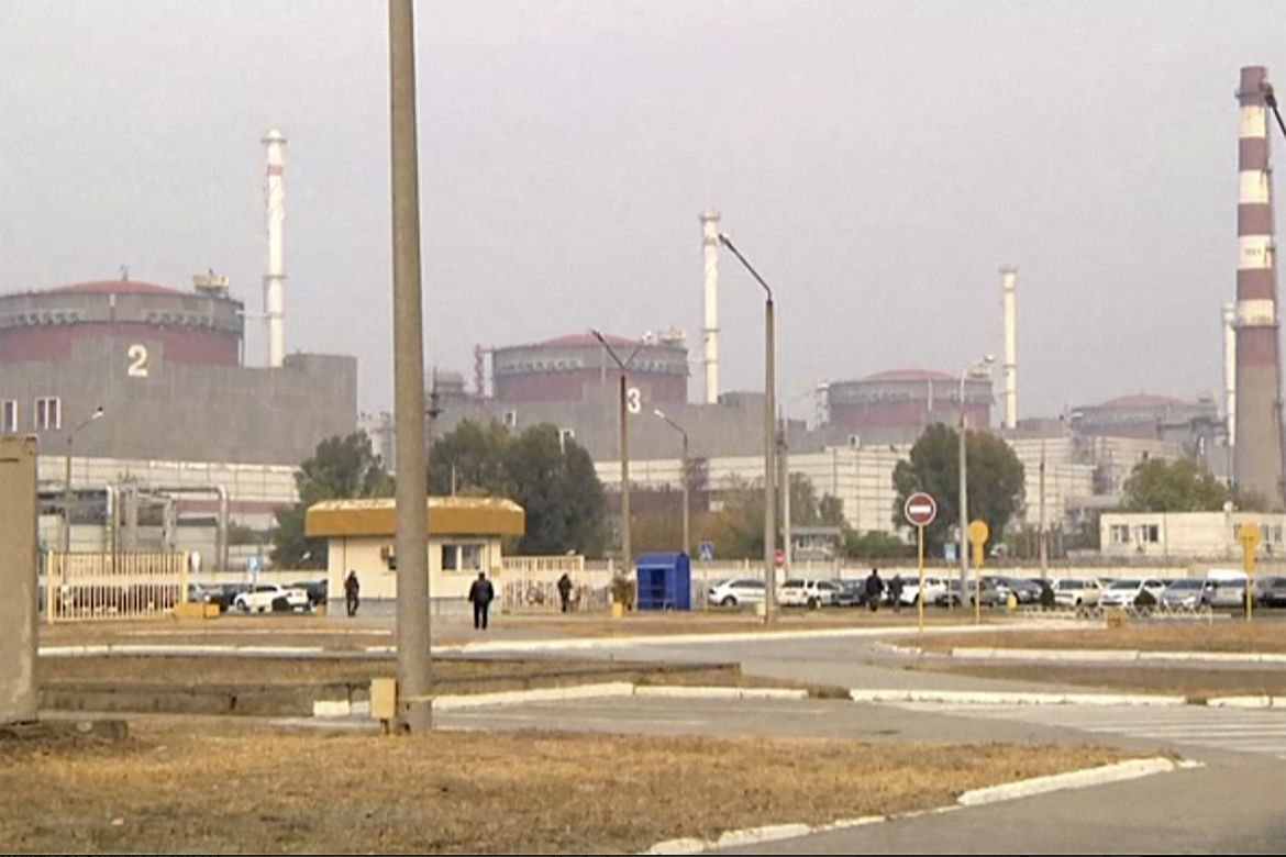 Atak na elektrownię atomową w Energodarze