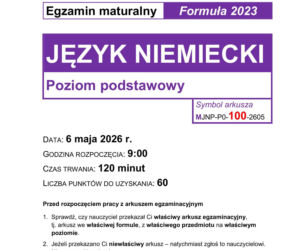 Matura niemiecki 2026 - ODPOWIEDZI i gotowe rozwiązania arkuszy CKE! [6.05.2026.]