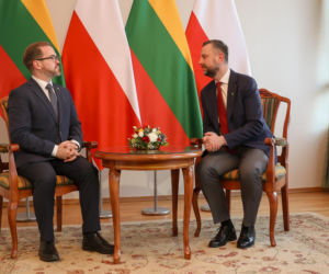 Spotkanie ministrów obrony Polski i Litwy