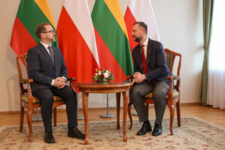 Spotkanie ministrów obrony Polski i Litwy