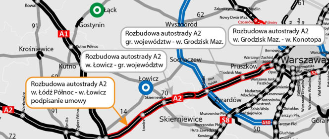 Poszerzenie autostrady A2