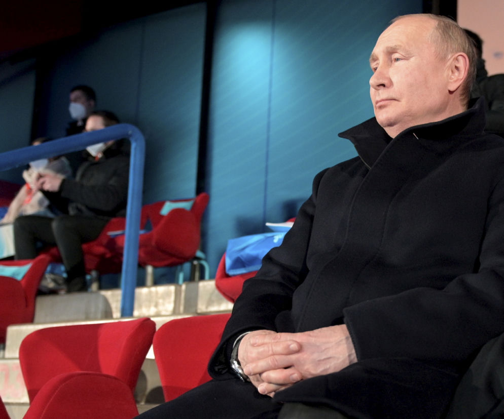 Władimir Putin na ceremonii otwarcia Zimowych Igrzysk Olimpijskich w Pekinie
