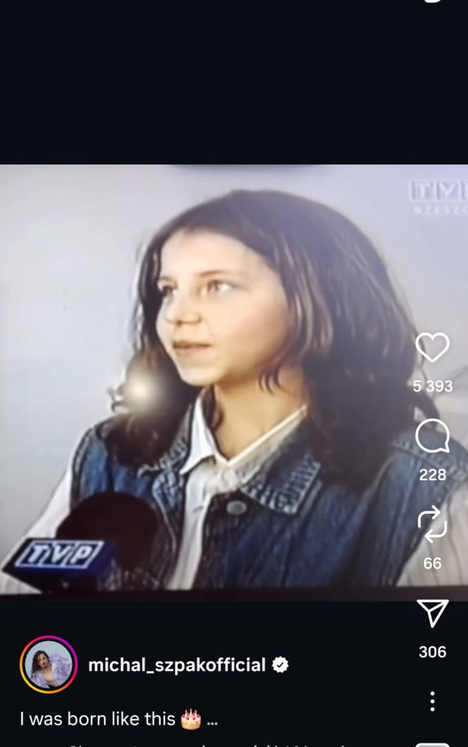 Tak Michał Szpak wyglądał jako trzynastolatek. Piosenkarz już wtedy miał zadatki na wielką gwiazdę