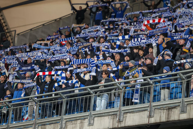 Lech Poznań - Raków Częstochowa: Zdjęcia kibiców z meczu 23. kolejki PKO BP Ekstraklasy