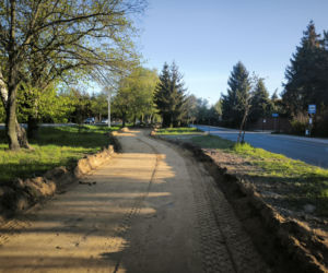 Budowa ścieżki rowerowej na Gronowie