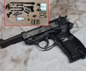 44-latek zgromadził nielegalny arsenał. Policja zabezpieczyła Walthera P-38