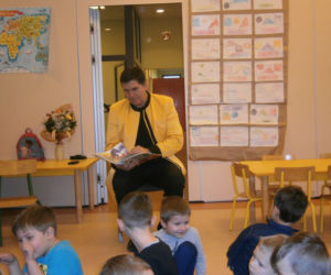 Sławomir Świerzyński w przedszkolu