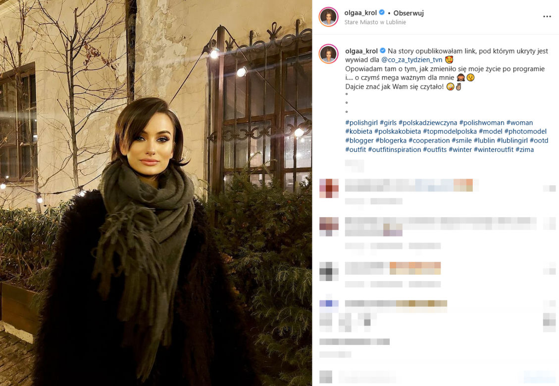 Olga Król z "Top model" przeszła metamorfozę
