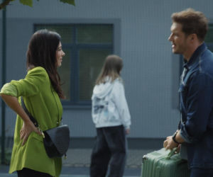 M jak miłość, odcinek 1909. Iza (Adriana Kalska), Marcin (Mikołaj Roznerski)