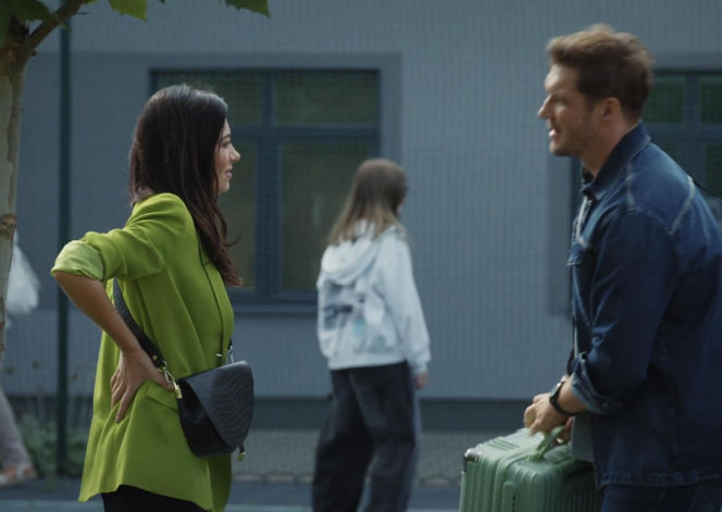 M jak miłość, odcinek 1909. Iza (Adriana Kalska), Marcin (Mikołaj Roznerski)