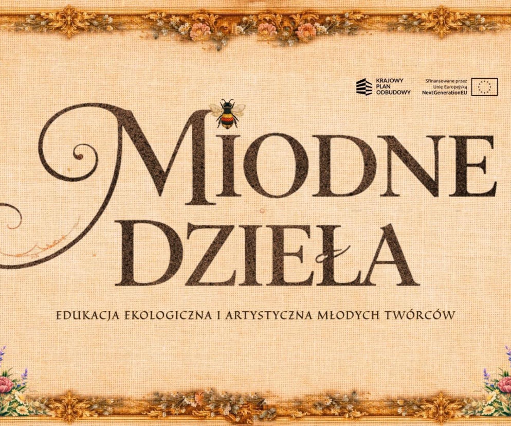 Projekt Miodne Dzieła - plakat