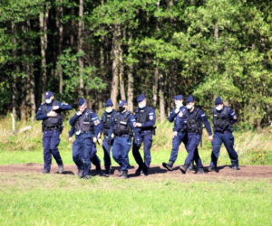 Obozowisko uchodźców na granicy polsko-białoruskiej