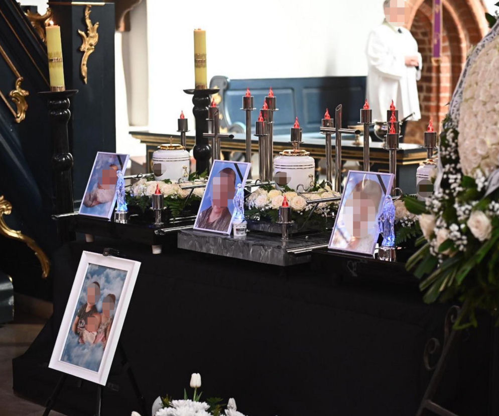 Starogard Gdański. Pogrzeb dzieci, które zmarły w tragicznym pożarze