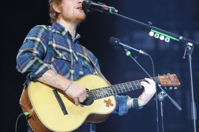 Ed Sheeran na scenie