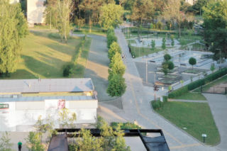 Plac Handlowy w Gorzycach. Bartosz Bukowski i Michał Woźniak