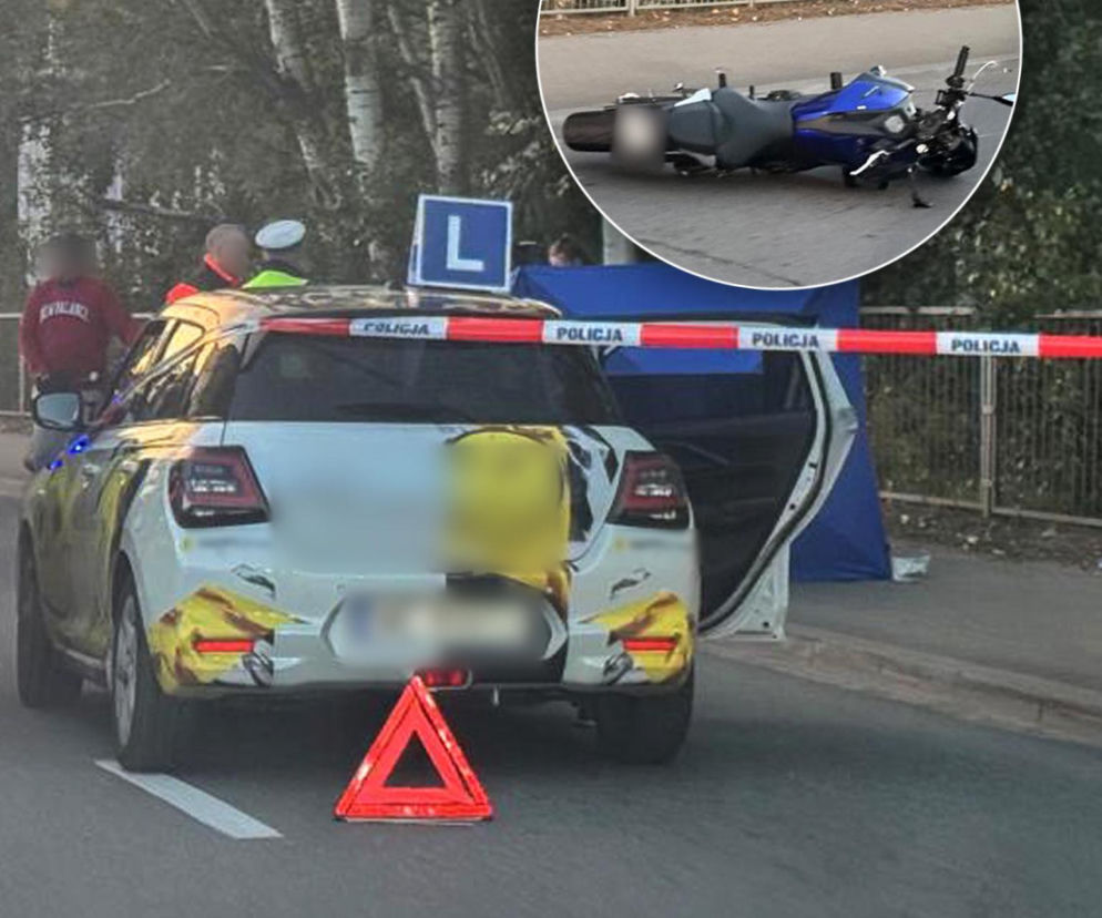 Tragiczny wypadek motocyklisty przy Wybrzeżu Szczecińskim. Zmarł 21-letni kierowca Yamahy