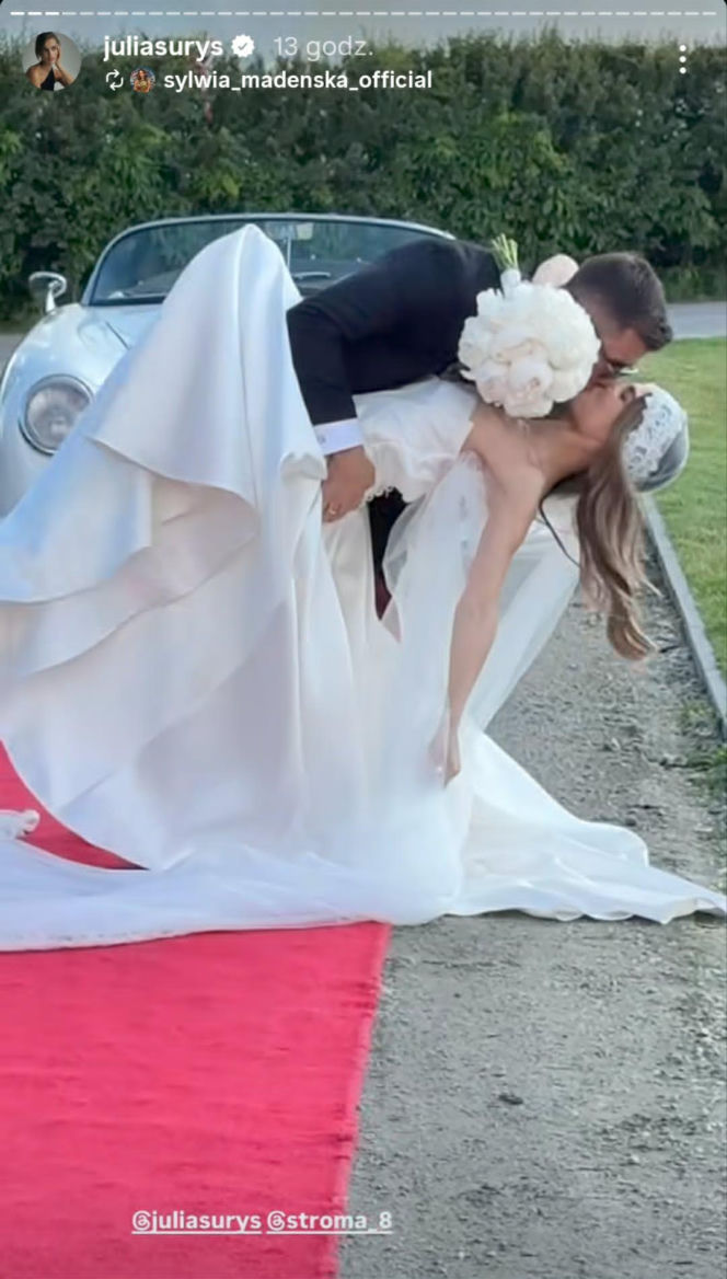 Julia Suryś z "Tańca z Gwiazdami" poślubiła przystojnego piłkarza. Kim jest jej ukochany?