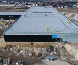 Postępy na budowie lotniska w Radomiu - marzec 2021