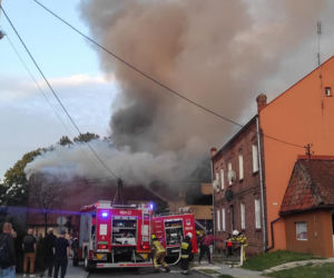 Tragiczny pożar plebanii w Nowym Stawie