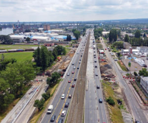 Przebudowa Estakady Pomorskiej - lipiec 2021