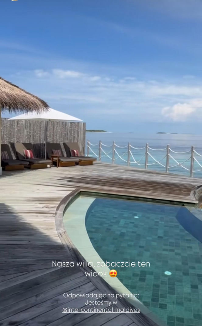 Małgorzata Rozenek i Radosław Majdan na Malediwach