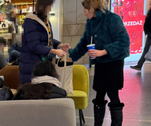 Agata Buzek na zakupach