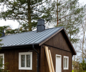 Domki fińskie na Polu Mokotowskim w Warszawie