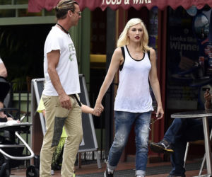 Gwen Stefani z rodziną na lodach
