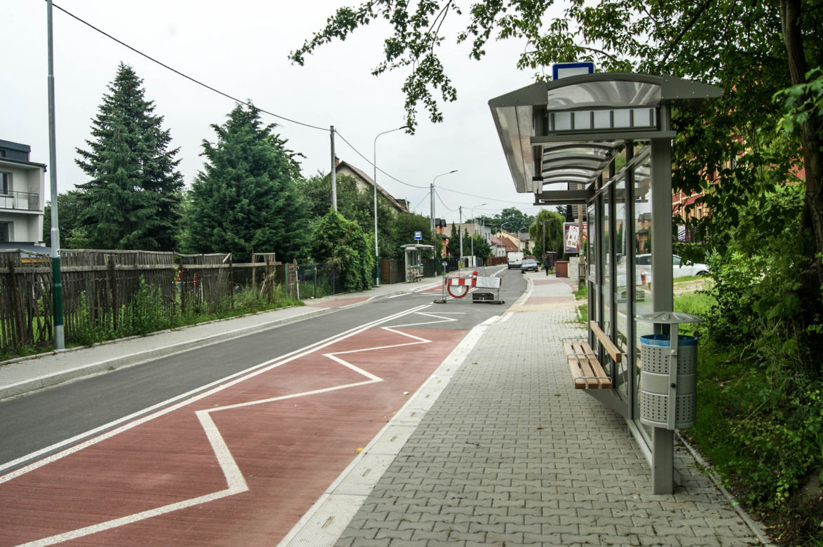 Wyremontowana ulica Bieżanowska w Krakowie
