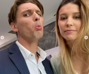 Pierwsza miłość po wakacjach 2021. Kalina (Magdalena Wieczorek), Oskar (Filip Gurłacz)