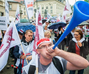 Demonstracja w zdjęciach. Zobacz naszą fotorelację!