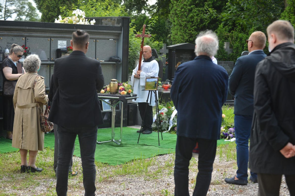Aktor Włodzimierz Bednarski. Pogrzeb