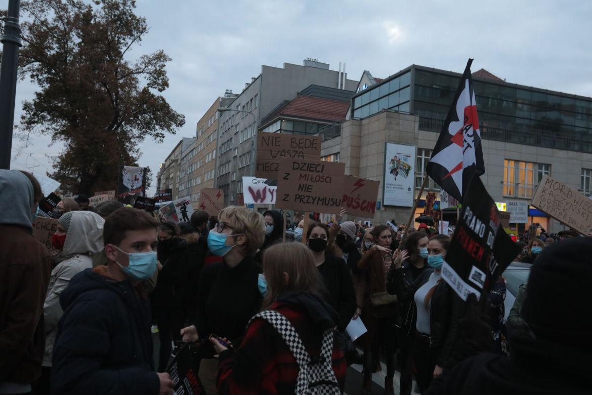 Strajk kobiet w Warszawie