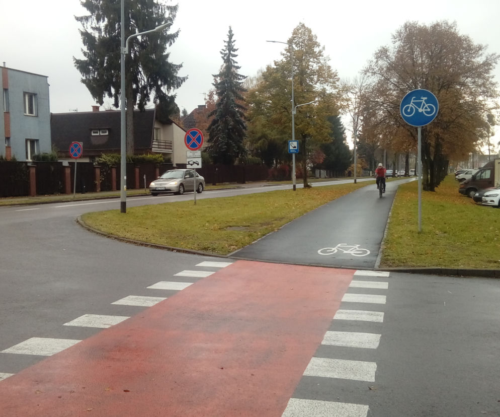 Nowa ścieżka rowerowa przy Kościuszki w Elblągu