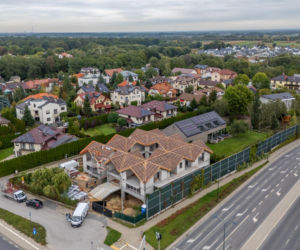 Plac budowy przy ul. Relaksowej 10A w Warszawie