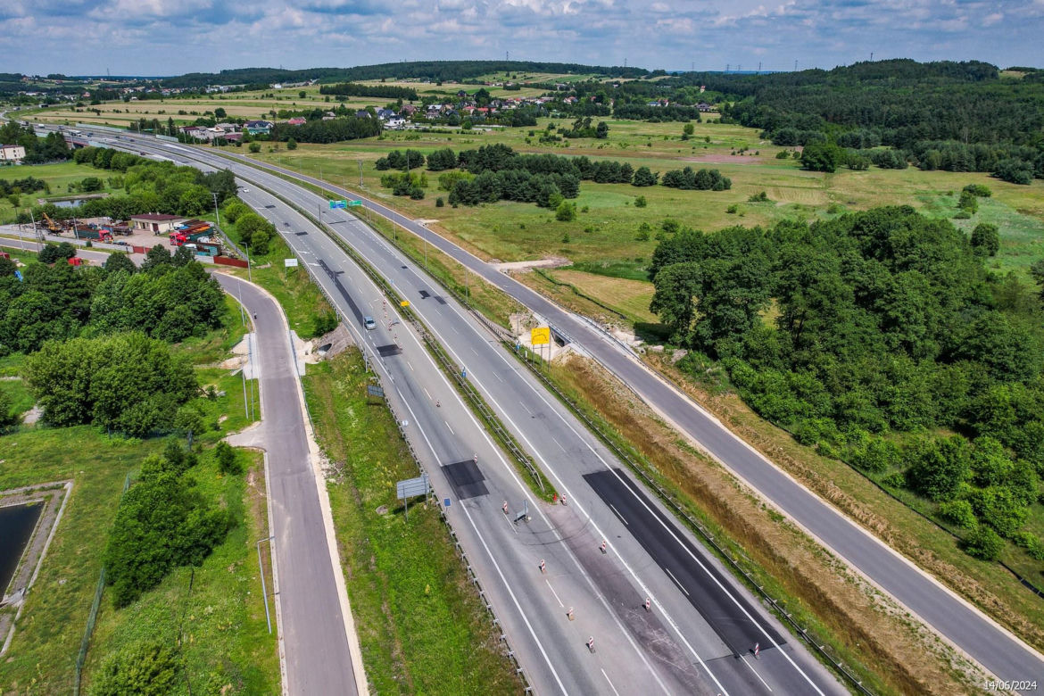 Tak wygląda zagłębiowska część nowej, ekspresowej S1 - czerwiec 2024