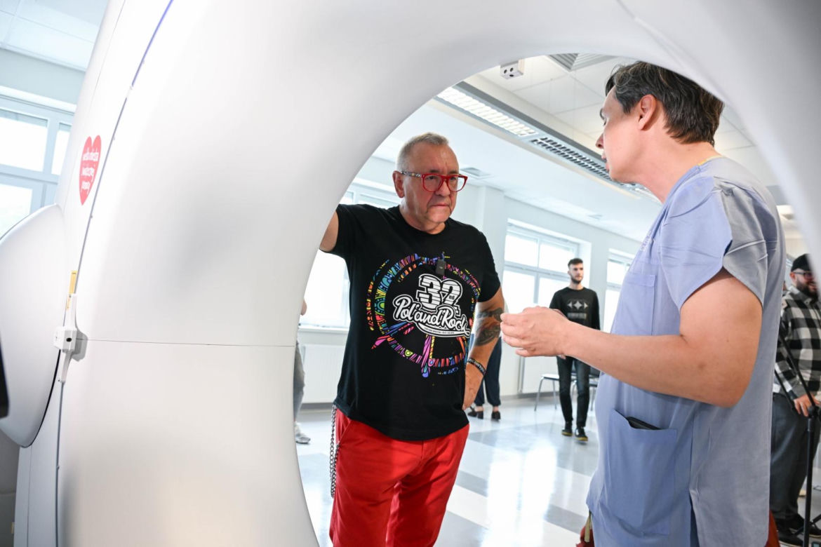 Nowy tomograf od WOŚP dla szpitala "Zdroje"