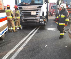 Wypadek DK78 Sączów
