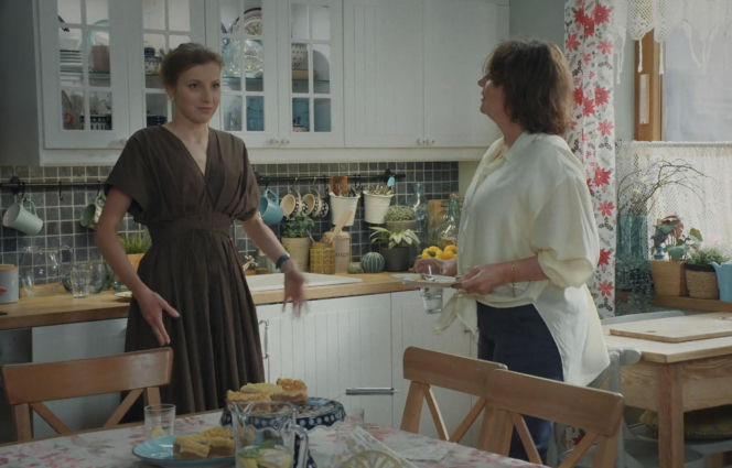 M jak miłość, odcinek 1894. Marysia (Małgorzata Pieńkowska), Natalka (Dominika Suchecka)