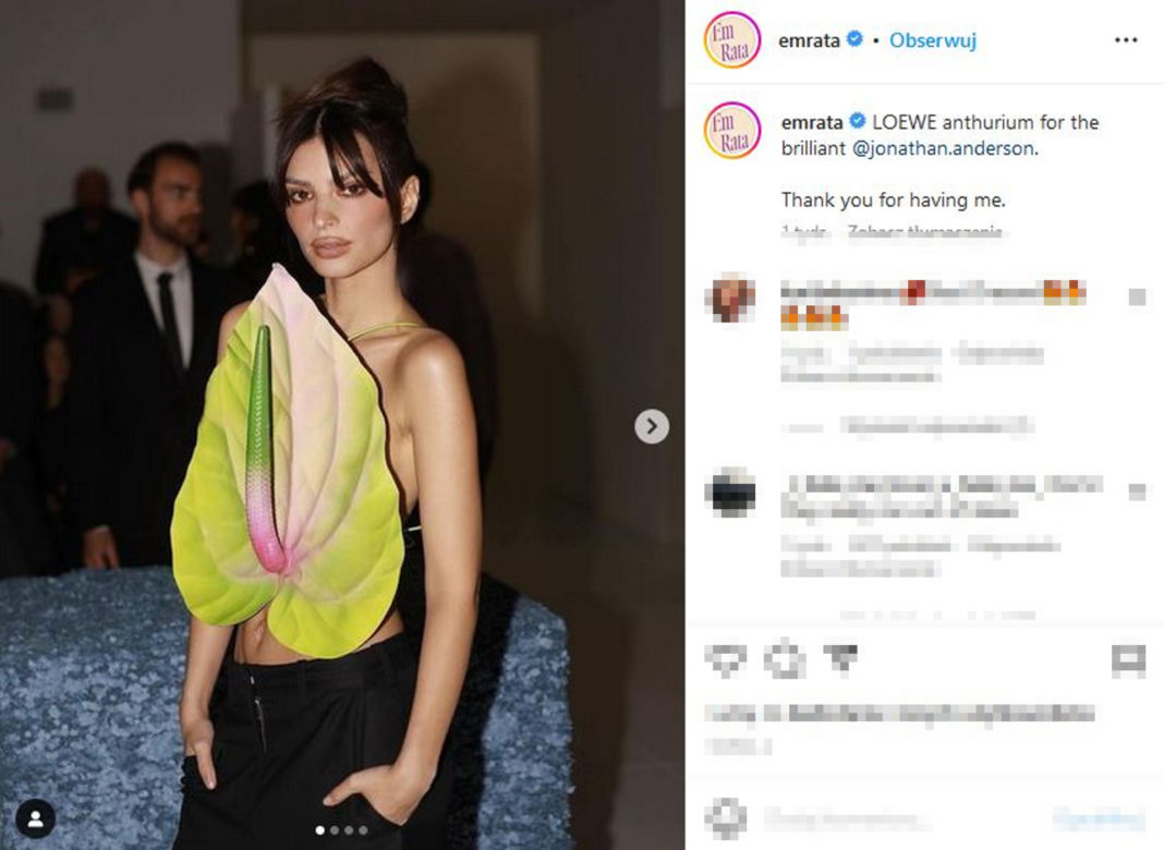 Emily Ratajkowski i kwiat gigant! Nie uwierzysz, w co ubrała się polska piękność