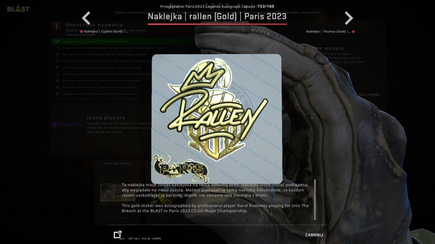 Naklejki Paris 2023
