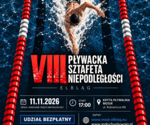 Wystartuj w VIII elbląskiej Pływackiej Sztafecie Niepodległości