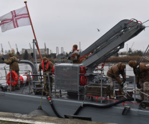 Okręty NATO wpłynęły do szczecińskiego portu