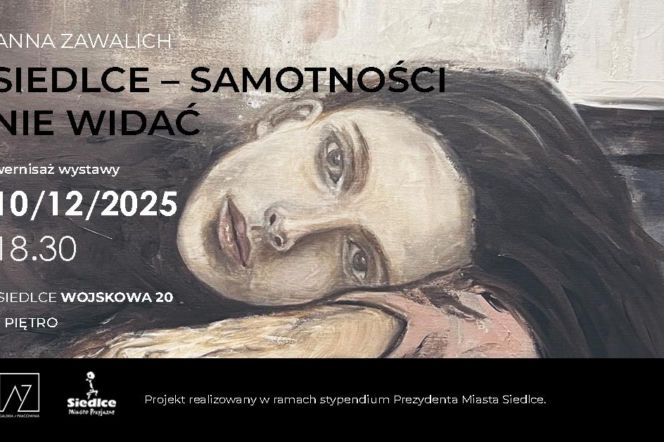 Wernisaż wystawy Anny Zawalich „Siedlce - Samotności nie widać” w Galerii i Pracowni AZ już 10 grudnia 